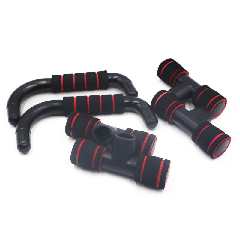 1 paire Push Ups Stands Grip Fitness équipement poignées poitrine corps construction sport entraînement musculaire pousser vers le haut supports: Bourgogne