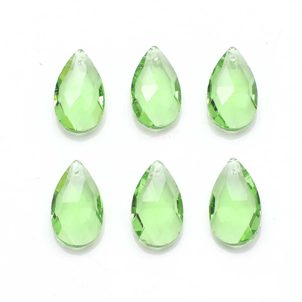20Pcs/Lot Lampwork Glass Teardrop Beads Red 13X22mm Crystal Pear Pendant For DIY Jewelry Making Necklaces Handicrafts Supplies: Dark Red