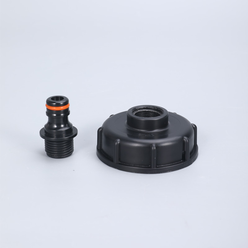 IBC Tank Valve Adapter Hose Garden water Connector 60mm Coarse Thread Replacement Valve Fitting Parts