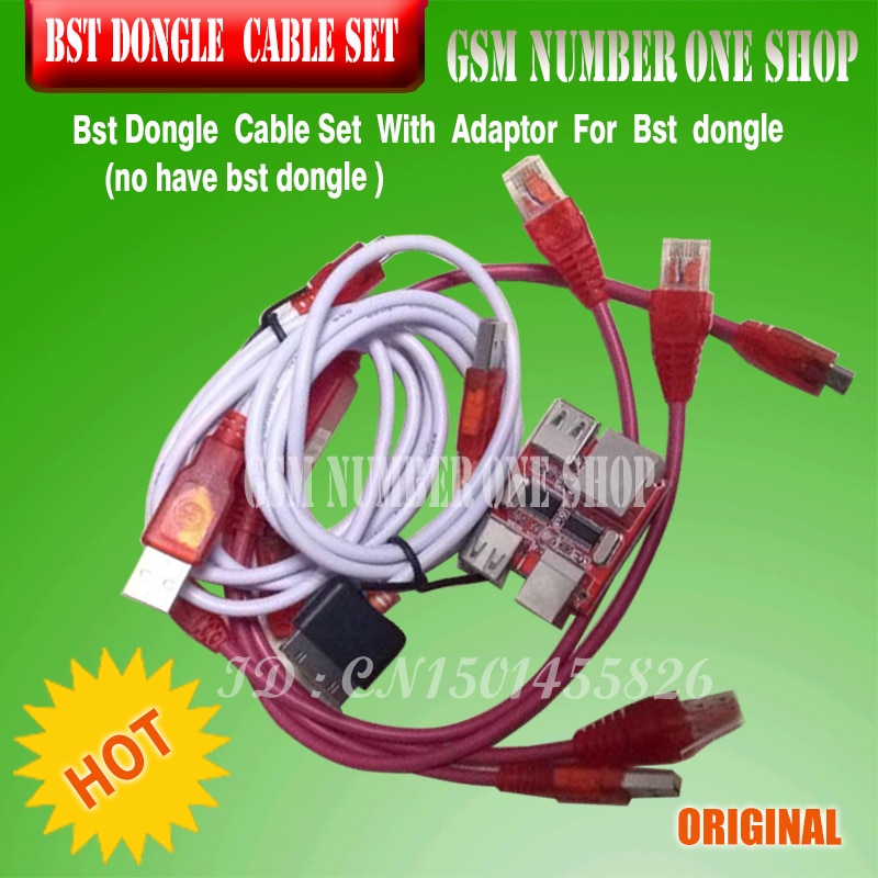 Bst dongle bst pcb adapter met kabelset voor htc samsung xiaomi ontgrendel scherm  s6 s3 s5 9300 9500 slot reparatie imei registratiedatum