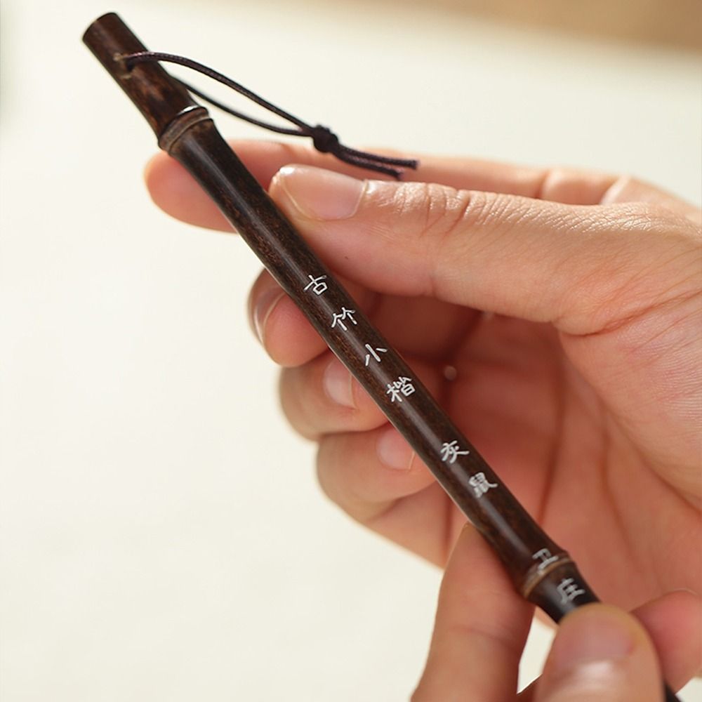 Traditional Chinese Writing Brushes Bamboo Wolf's Hair Writing Brush for Calligraphy Painting Practice Brush