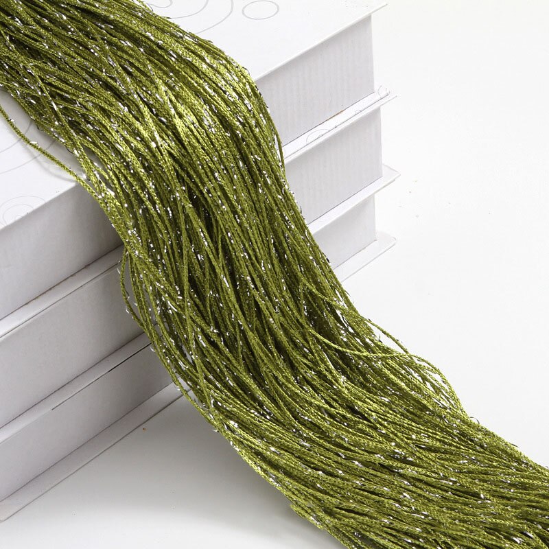 Rideau de porte à paillettes 100x200cm, 1 pièce, rideau de porte bon marché, perles diviseurs de pièce, frange perlée, panneau de fenêtre en tissu polyester 1x2m: Green