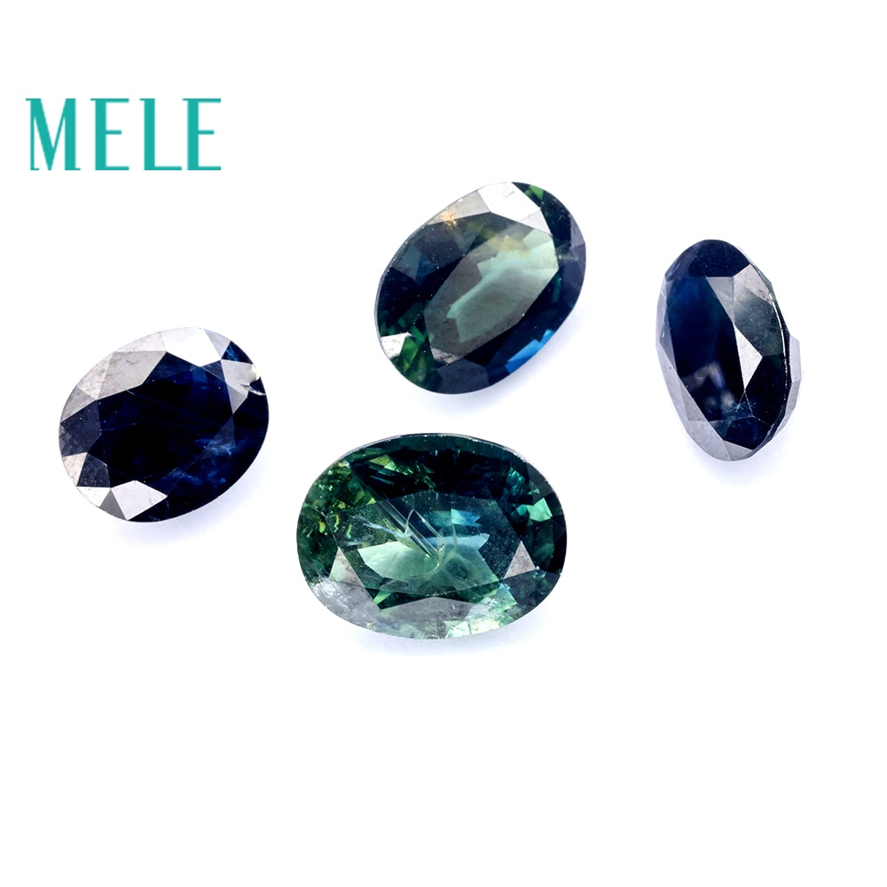 Natuurlijke Blauwe Saffier Losse Edelsteen Voor Sieraden Maken, 3*5-5*7 Mm Oval 0.4-1.1ct 1 Pcs Fijne Sieraden Diystones Met