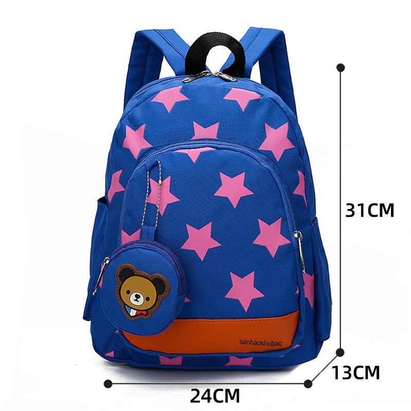 Hohe Quatily Art Schule Taschen 3 stücke Gedruckt Schule Rucksäcke Für Mädchen Teenager Schul Wasserdichte Buch Tasche freundlicher Bagpack: beliebig-bluered