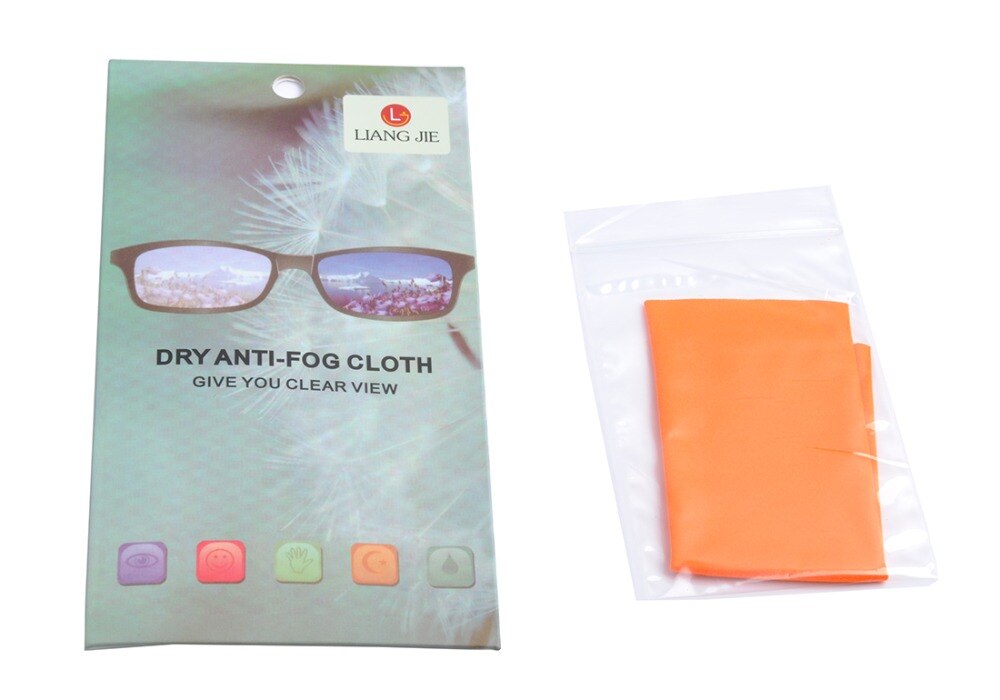 EV Anti-Fog Lens Doek 13cm * 14cm Brillen Schoonmaakdoekje pano de limpeza anti-nevoeiro tissu lenzenvloeistof lens cleaner EV1469 5pcs