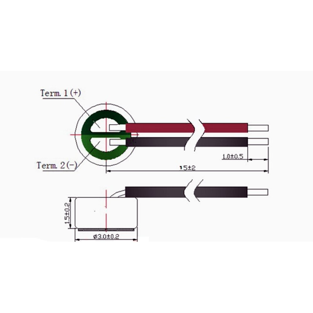 Taidacent 10 pièces 3015 Omnidirectionnel Micro Réducteur De Bruit Capsule Anti-interférence Micro Tête Microphone Électret Capsule