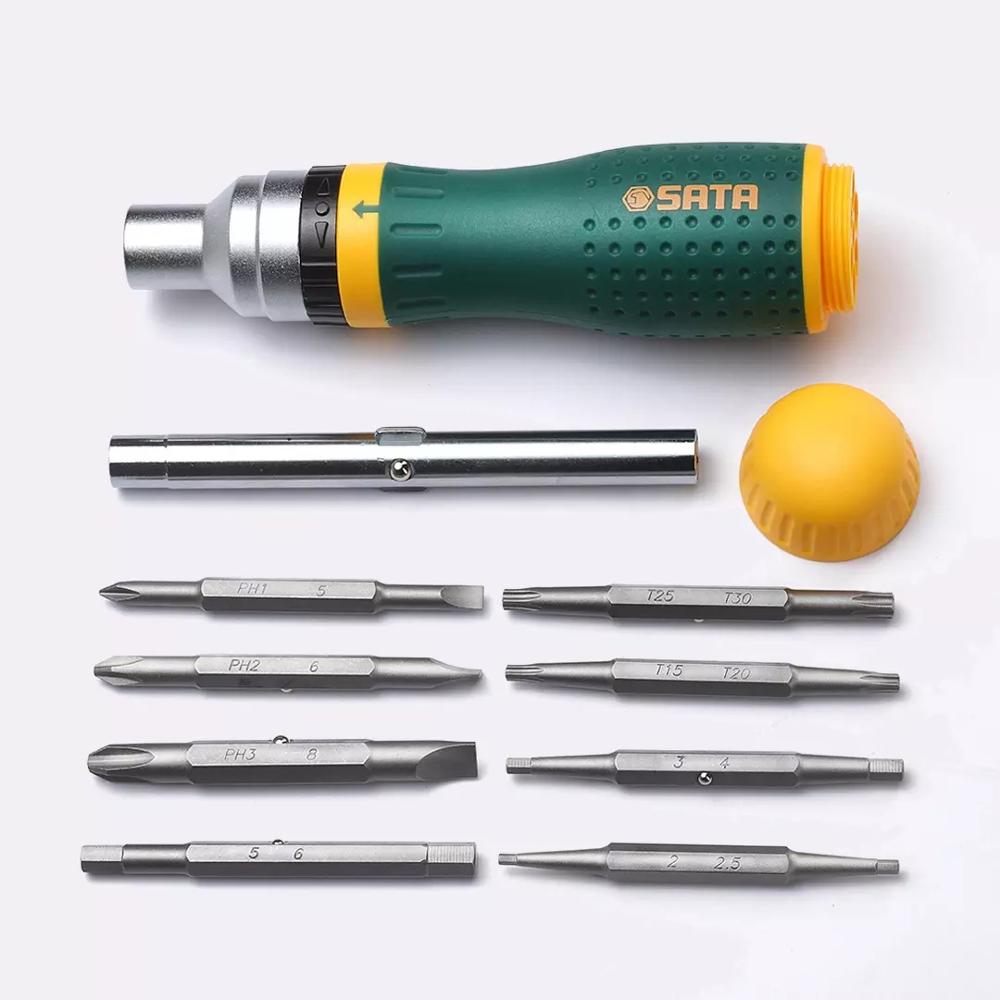 Xiaomi Two-way ratchet multi-function screwdriver set 19 In 1 Replaceable ratchet Hand Screw Driver