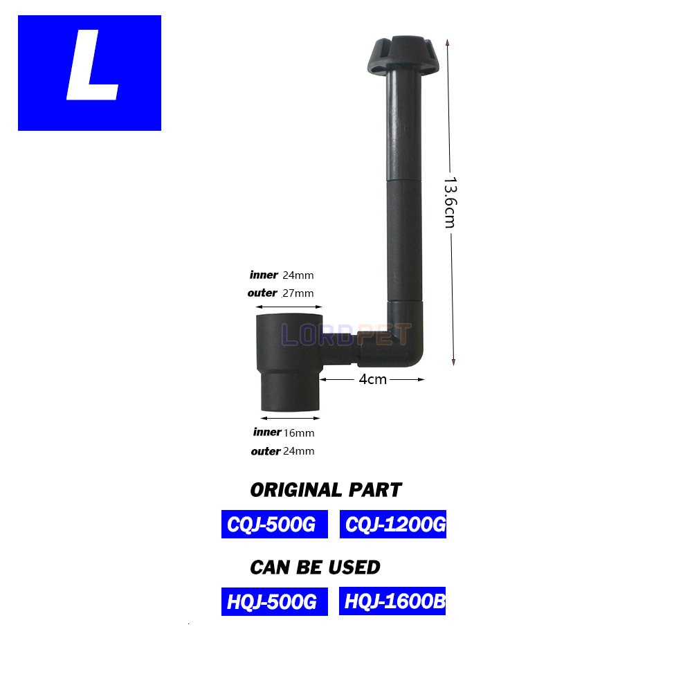 Akvariefilter overflade skimmer fjerne olie glat oliefilmfjerner del tilbehør til sunsun cqj hqj jp pumpe fisketank: Hvid
