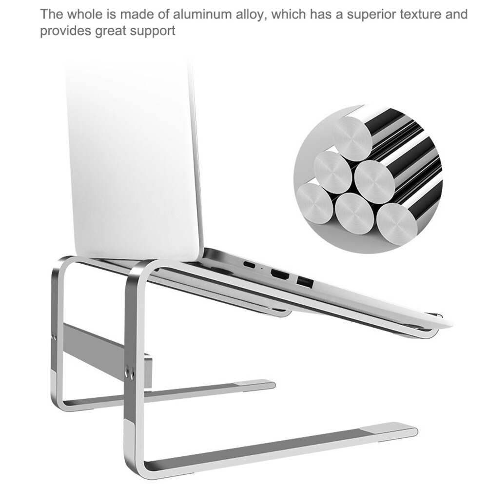 Portable Laptop Stand Holder Notebook Stand Aluminum Alloy Cooling Bracket Desktop Support For Macbook Air