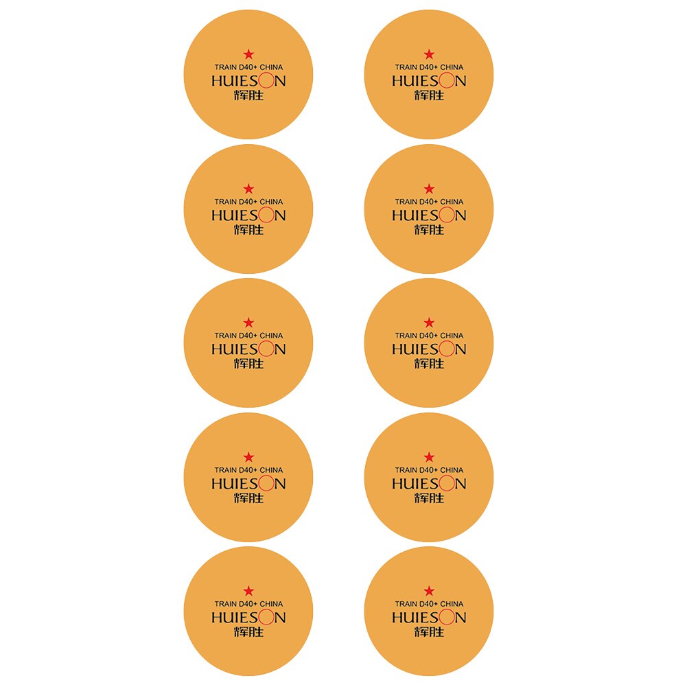 10pcs PingPong Table Tennis Balls For Training Competition Sports Use XR: Yellow