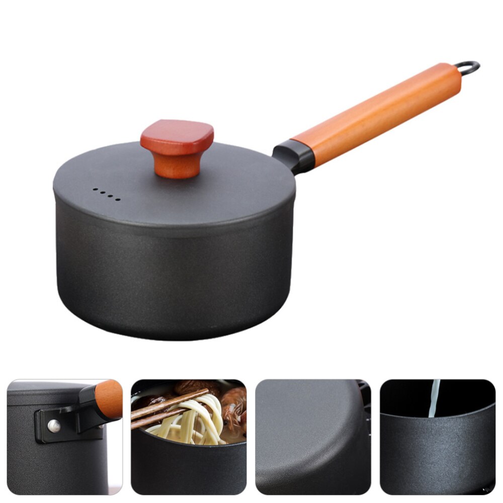 1pc Soup Pan Premium Iron Milk Pot Milk Pan Soup Pot for Restaurant