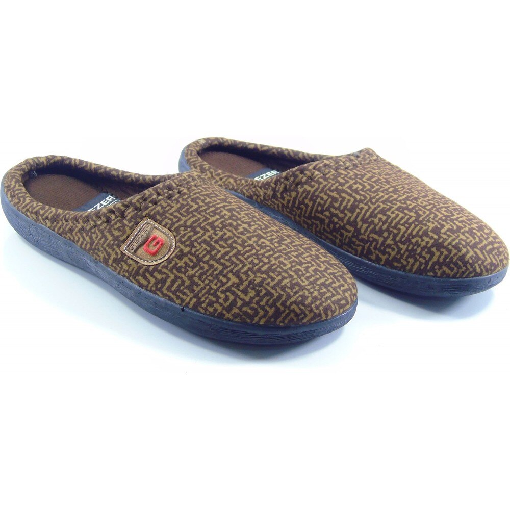 Winter Men's House Slippers Brown