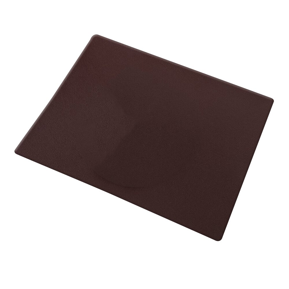 Anti-slip Mouse Pad PU Leather Waterproof Gaming Mice Mat Desk Cushion Comfortable For Home Office Laptop PC MacBook Mousepad: brown