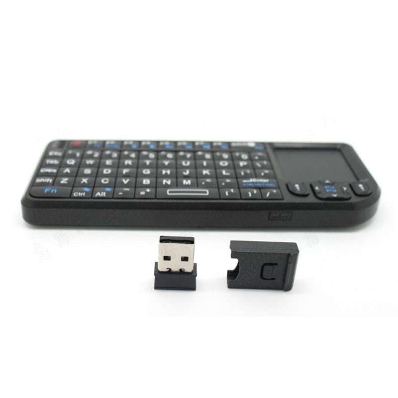 Original Mini 2,4G teclado inalámbrico Touchpad Backlight para Smart TV para Samsung LG Panasonic Android tv caja PC portátil HTPC