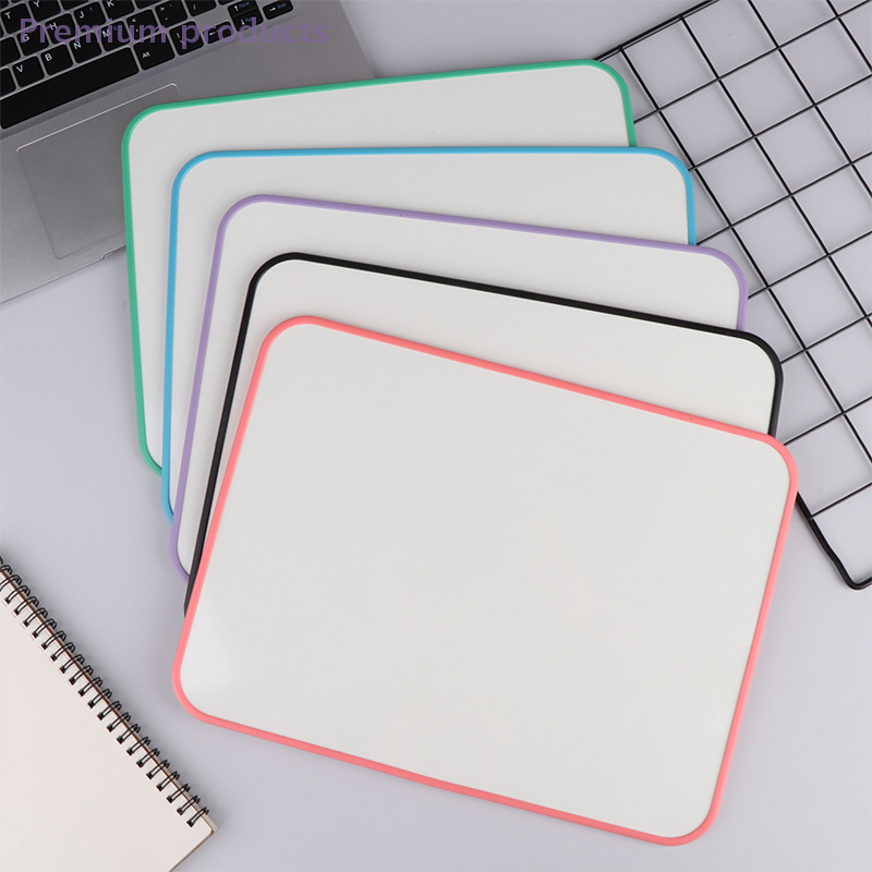 1PC Multi-color Uitwisbare Schrijfbord Studeerkamer Desktop Tekentafel Onderwijs Dubbelzijdig Klein Whiteboard Handschriftbord