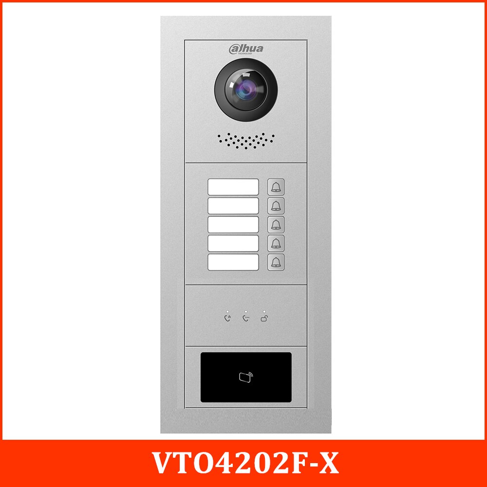 Dahua VTO4202F-X Serie Modulaire Outdoor Station Voice En Video 2 Mp Definition Fisheye Camera 160 Graden Range