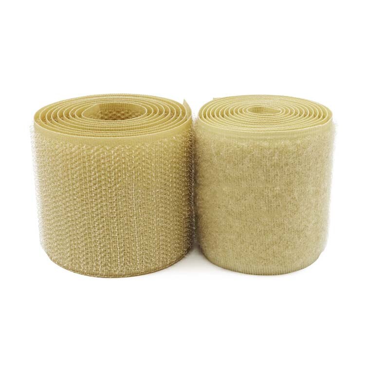 10Cm Breedte Geen Lijm Haak Loop Sluiting Tape Naaien Magic Tape Sticker Strap Couture Strip Kleding Kaki