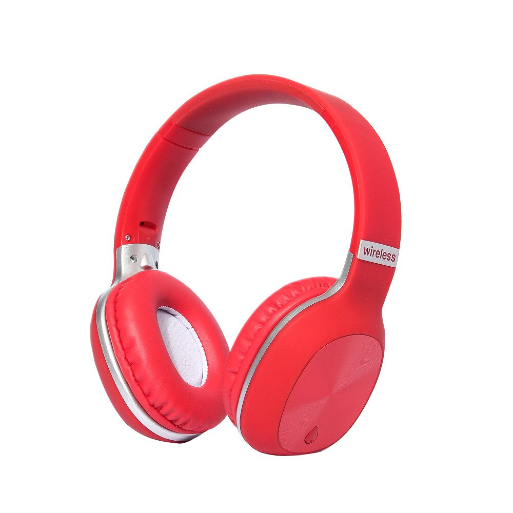 Headset Draadloze Bluetooth Headset Call Headset Sport Headset Opvouwbare Headset Plug In Headset Bilaterale Stereo Headset: Rood