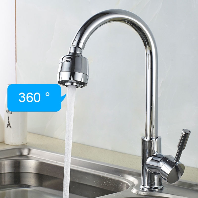 Water saver Rotating Faucet Extender Bubbler Splash-proof Headband Pressure Reducing Water Spout Water Saver Bathroom Kitchen