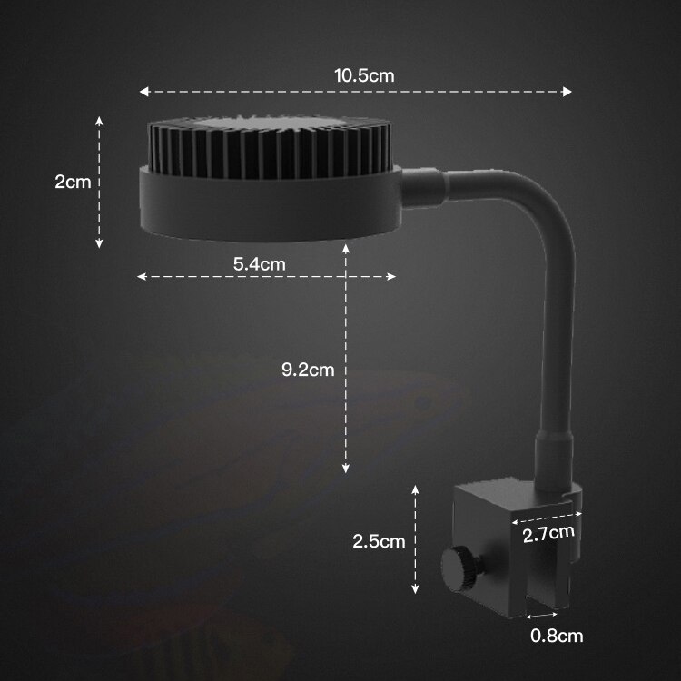 Zetlight-Luz LED de espectro completo para acuario, luz de Coral, Amanecer, agua marina, cilindro de Coral
