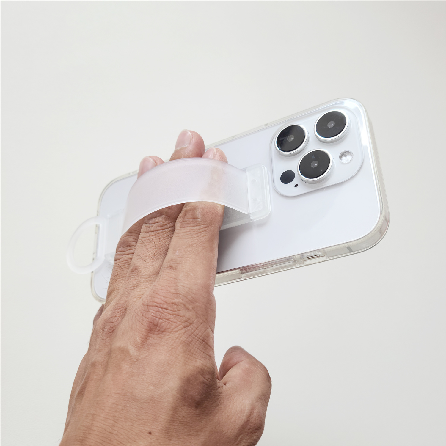 Riem Band Vinger Houder Voor Mobiele Telefoon Universele Bureau Beugel Zelfklevende Sticker Telescopische Sling Hang Handgreep