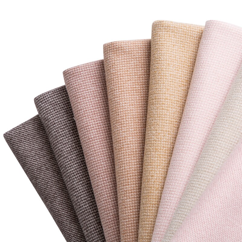 50CM * 150CM/Piece, Autumn And Winter Thick Woolen Plaid Cloth, Wool Cashmere Wool Thousands of Birds Cloth, DIY Clothing Fabric
