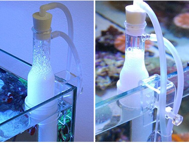 VIV 820-20 Meer Abschäumer Glas Nano Protein Abschäumer Glas Marine Hängen Stil Pneumatische Mikro Anzug für 130L Aquarium
