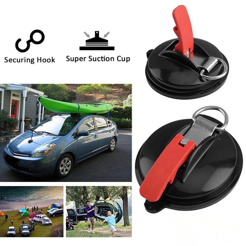 Luggage Straps Suction Cup Car Suction Hook With 2 S Hooks For Tie Down Straps Suction Cup Holder For Home and Car