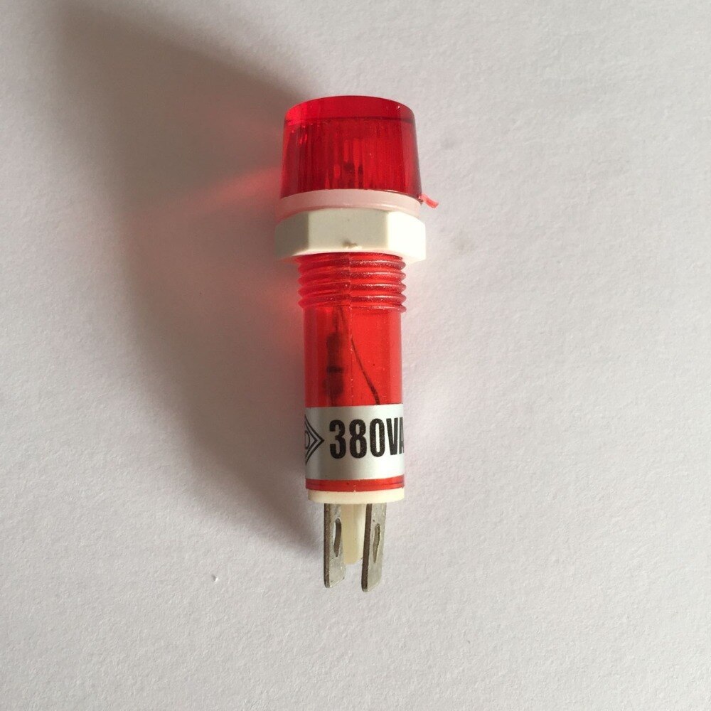 2 stks AC 380 V Neon Type Lamp Rood Licht Lampje Solderen