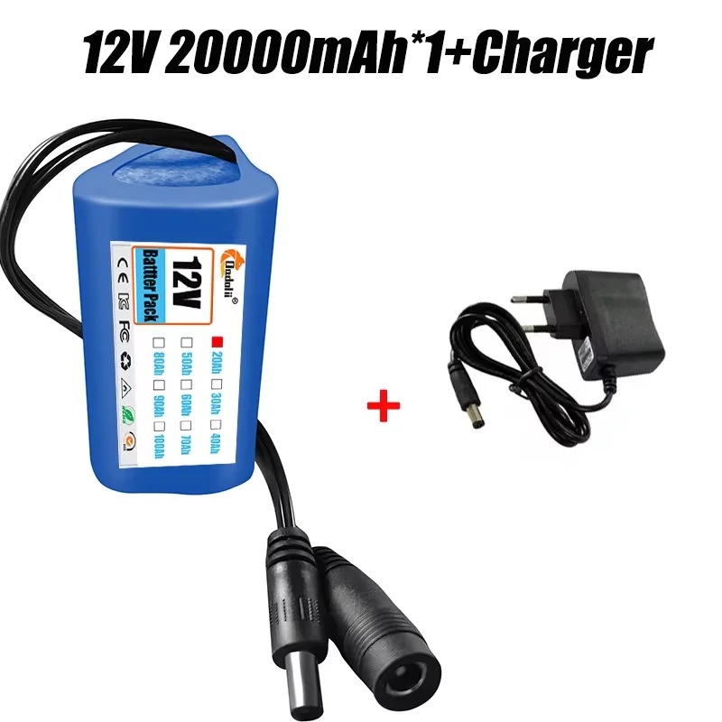 12V battery 3S1P 12V 20Ah 18650 lithium-ion battery pack with BMS for backup power supply CCTV cameras+12V charger: Pink