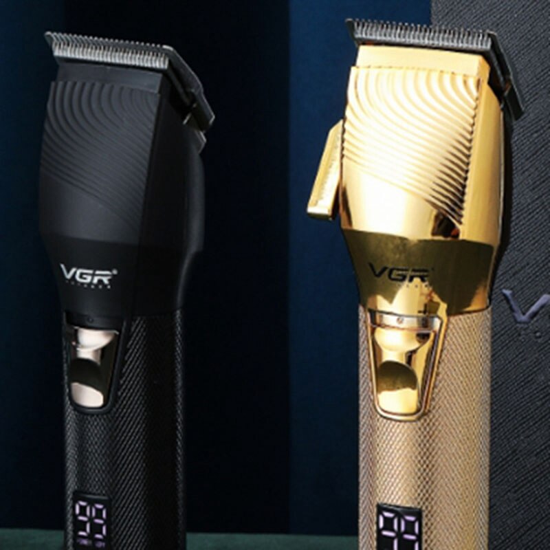 VRG Stainless Steel Hair Trimmer Large Capacity Cordless Hair Clippers for Men Luxury Powerful Shaver Hair Cutting Machine