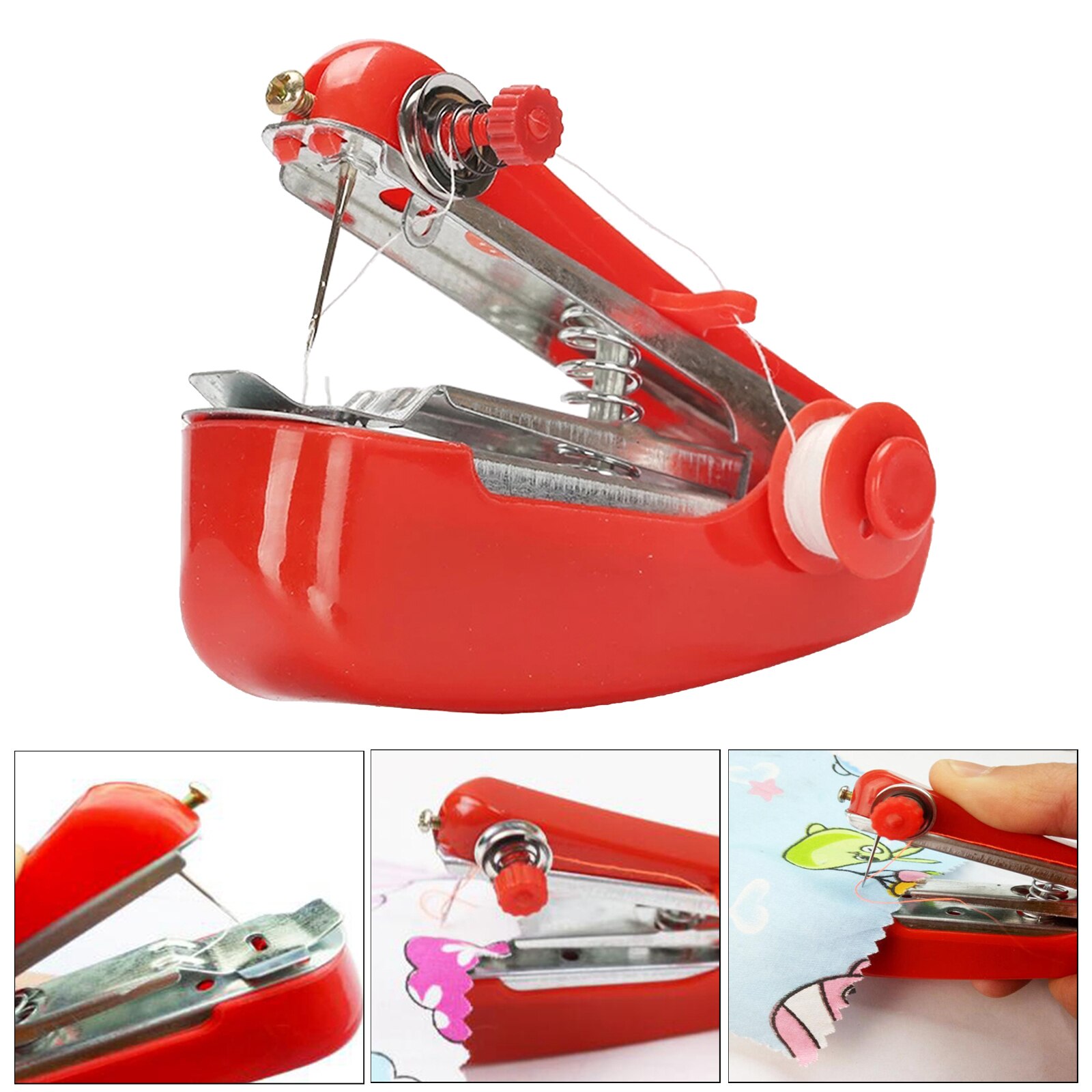 Portable Mini Sewing Machine Desktop Cordless Repairing Machine Small Stitch Handheld Mending Machine Cordless Household Handy