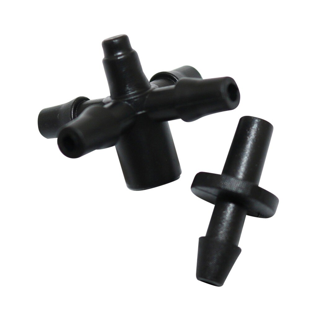 Dryppvanning 5- -veis slangesplitter 4- -veis tverrkobling hagevannavleder drypppiladapter med mothake kobling 40 sett