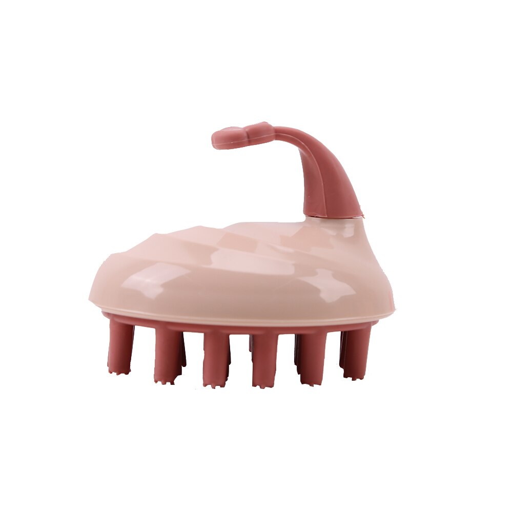 Kappers Professionele Siliconen Shampoo Hoofdhuid Massage Afslanken Borstel Draagbare Haar Wassen Kam Verhogen Bloedstroom Plastic: Roze