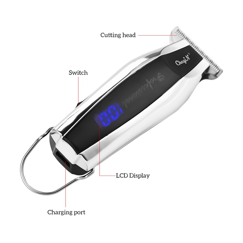 Mini Hair Clipper Men Rechargeable Hair Cutter Shaver Low Noise Haircut Beard Trimmer Cordless Cutting Machine 35