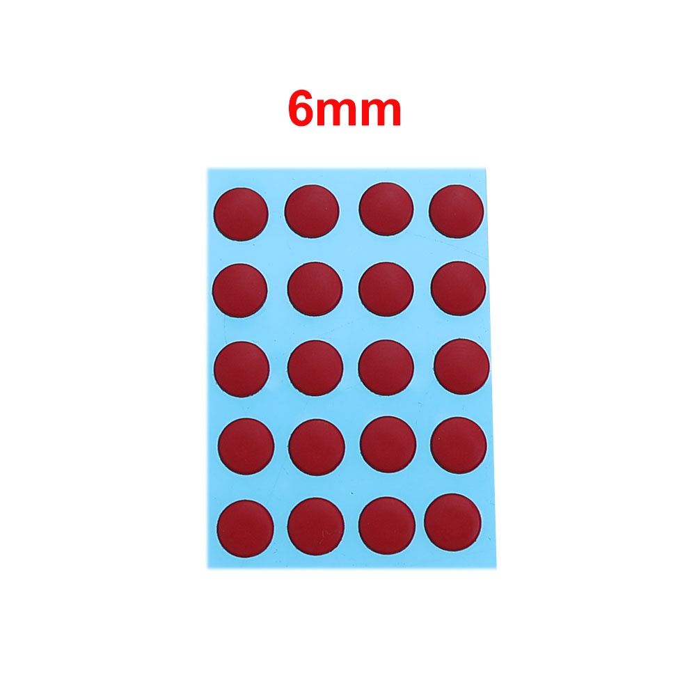 2Set 6mm 7mm diameter ICE Version Esports Mouse Skates Mouse Feet DIY Universal Dot Mouse Pad Antii-slip Mouse Feet Sticker: SKY BLUE