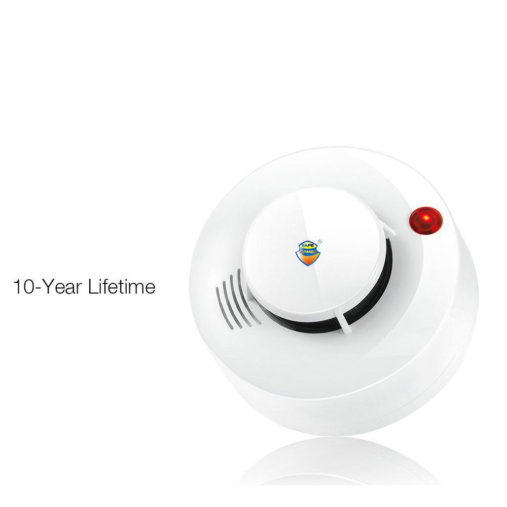 1 PCS CE Photoelectric Smoke Detector Sensor Wired Smoke alarm fire alarm For Security Auto Dial Alarm System For