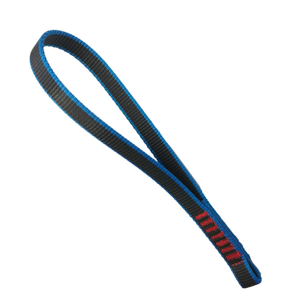 22KN Rock Climbing Caving Quickdraw Strap Replacement Sling Retainers Quick Draw String Replacement 25cm 17mm
