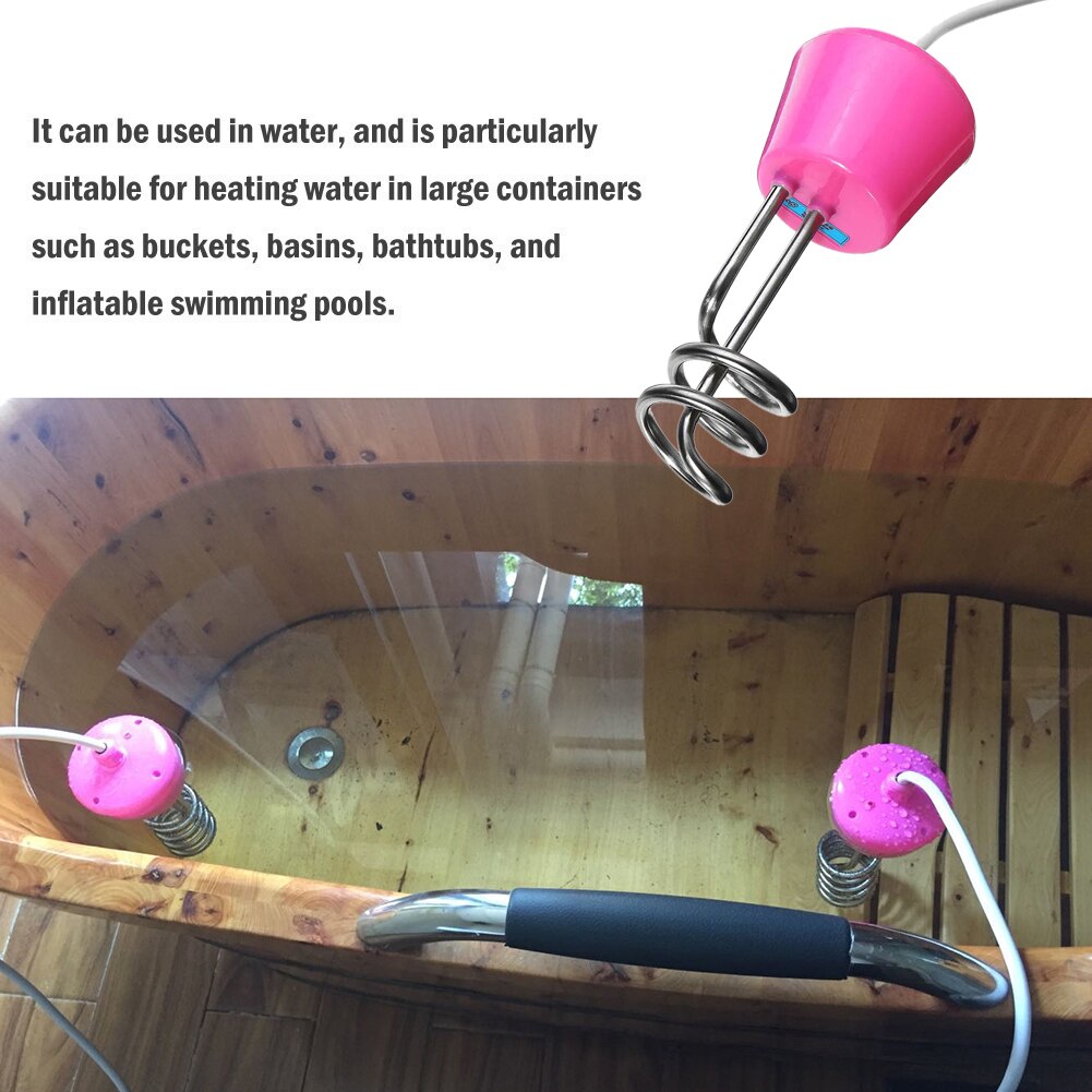 125V 1500W Water Heater Electric Portable Suspension Floating Electric Strong Toughness Boiler Water Heating Stick