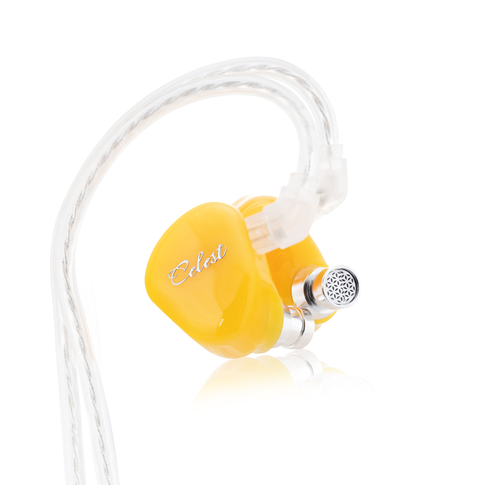 Kinera Celest Rue-auriculares intrauditivos con diafragma de titanio compuesto, 6mm, Micro controlador dinámico, Cable de auriculares, música Hifi, IEMs para: Rosa