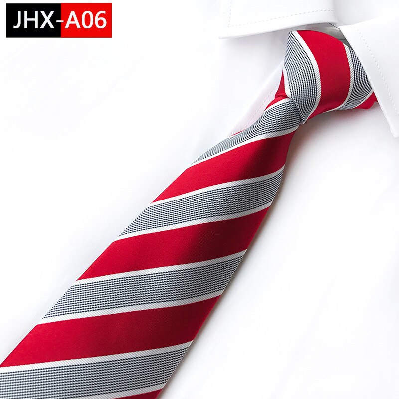 8Cm Polyester Ties Voor Mannen Formele Zakelijke Hals Tiies Huwelijkscadeau Voor Mannen Stropdas Bruidegom Party Das: A06