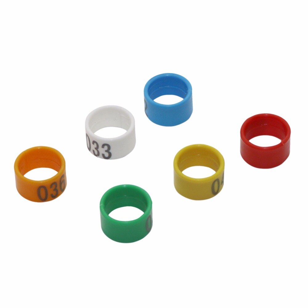 16mm/18mm/20mm Huhn Fuß Ring Kunststoff Nein.1-100 Digitale Identifizierung Fuß Ring Huhn Koop Fütterung liefert 100 Stck