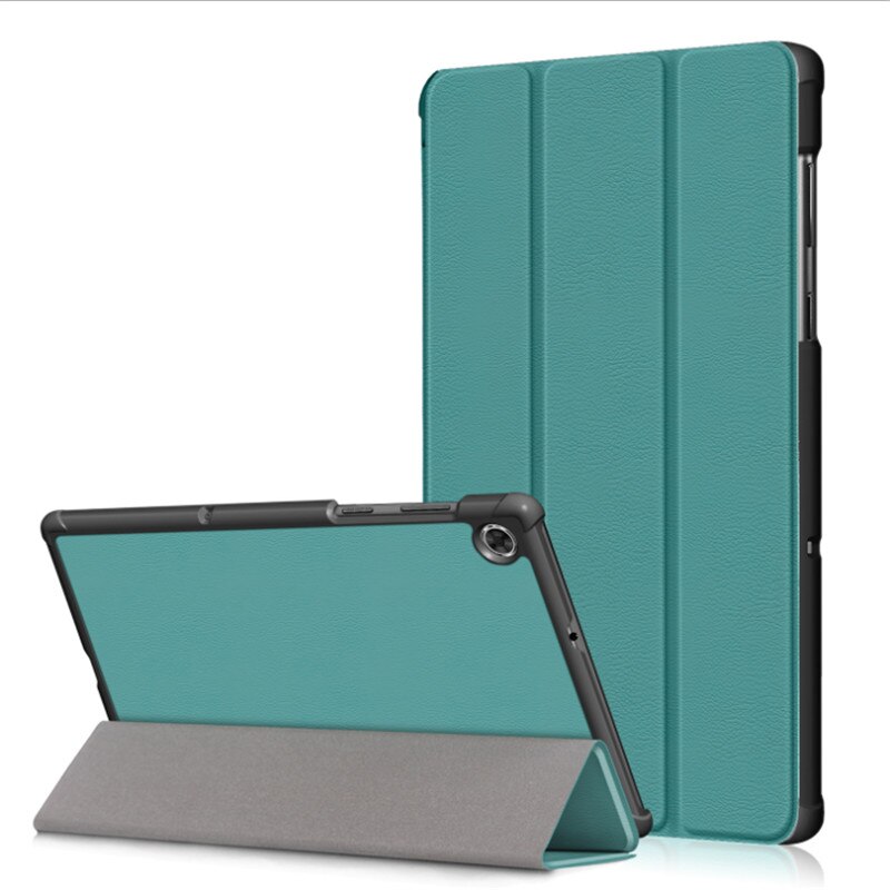 Hoesje voor lenovo tab  m10 fhd plus tb -x606f x606x 10.3 smart cover funda voor lenovo tab  m10 x505f x605 10.1 inch standaard shell + pen: Donkergroen
