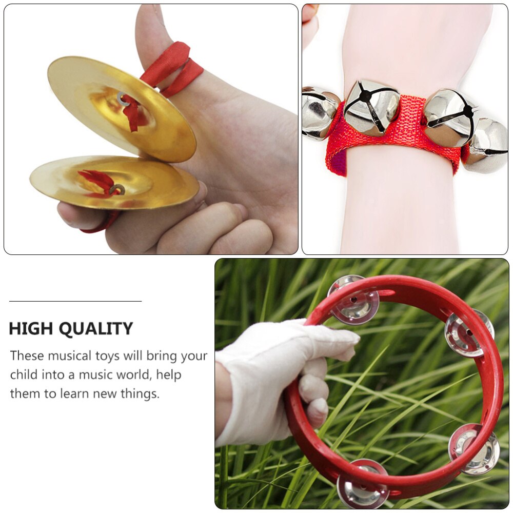 6pcs/set Educational Preschool Kids Toddler Musical Percussion Instruments