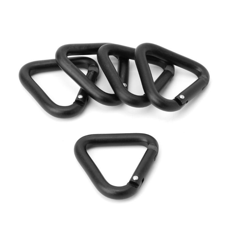 2022 6× Kayak Marine Boat Paddle Oar Clips Fishing Rod Holder Surfing Paddle Buckle Or 1/5pc Double Hooks Triangle Carabiner: BK5pc