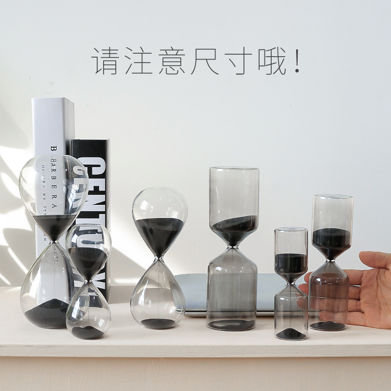 Sablier de sable moderne et Simple pour enfants, décorations de maison, d'anniversaire pour enfants, minuterie de sablier, décoration créative pour salon nordique