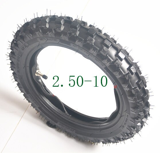 2.50-10 pneu de roue avant ou arrière avec chambre – Grandado