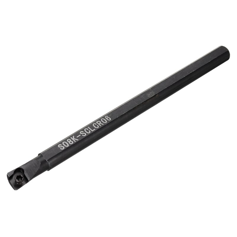 Portautensili per tornio indicizzabile con gambo da 8mm con inserti in metallo duro CCMT060204 DCMT070204 per macchina CNC