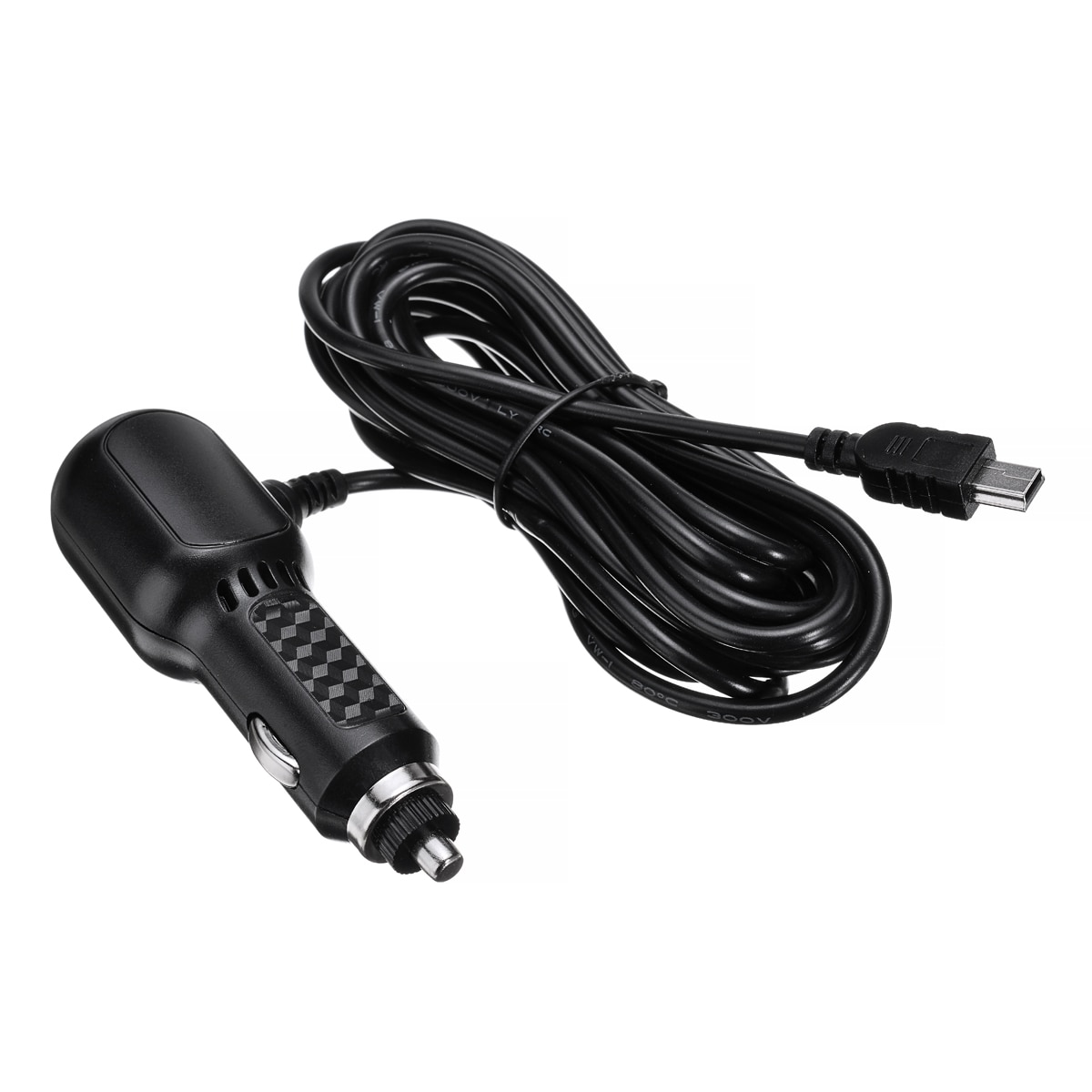 3.5M 5V/2A Dual USB Port Car Driving Recorder Power Lead Mini USB Charging Cable Universal Car Charger Cable