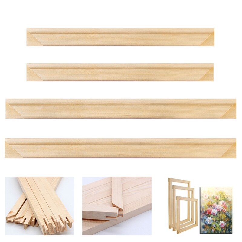 Kit de cadre Tenon en bois massif, pour toile, peinture à l&#39;huile, impression murale, accessoires d&#39;étirement, affiche, peintures diamant, maison